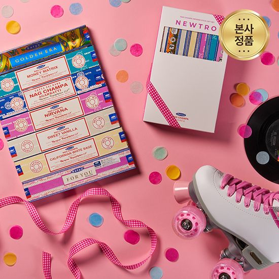 사티아 나그참파 뉴트로 인센스 스틱 7종 기프트 세트