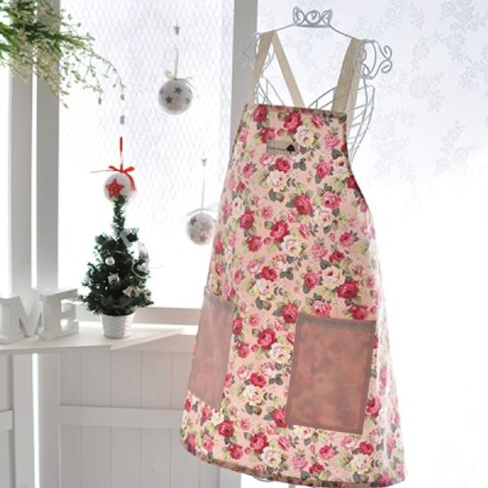 레이디가든 방수앞치마(핑크)