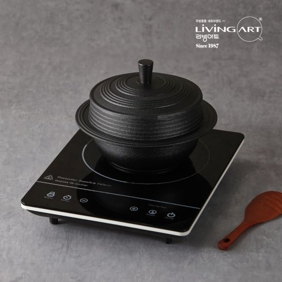 [리빙아트] 업소용 통주물 무쇠 가마솥 20cm
