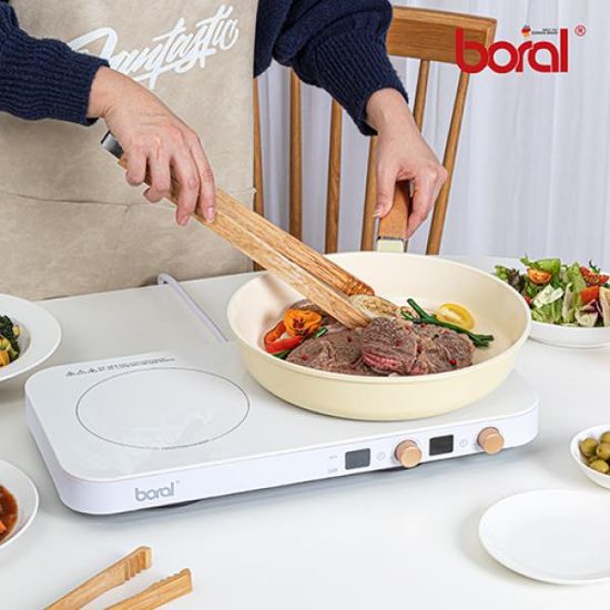 보랄 2구 와이드 인덕션 전기렌지 BR-118TWD