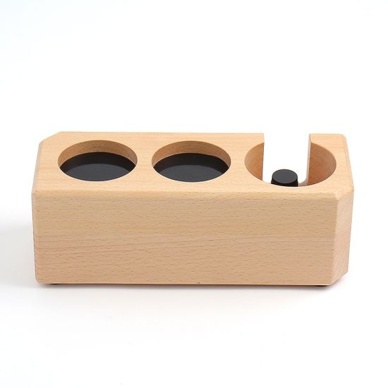 바리스타 우드 탬퍼받침대 탬핑스테이션 51mm 53mm