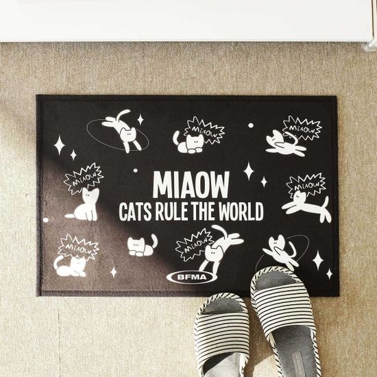 미야오캣 벨벳 발매트 러그