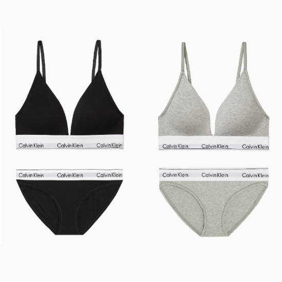 [캘빈클라인]모던 코튼 트라이앵글 속옷세트 2color
