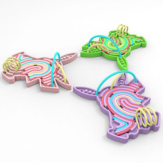 캐릭터 실리콘 스트링 퍼즐 양면보드 푸쉬팝 손장난감