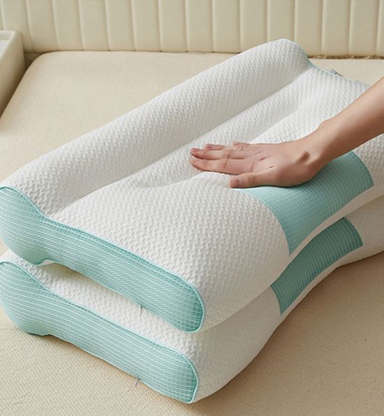 4D스파 견인 경추 베개 라텍스 메모리폼 베게 배게