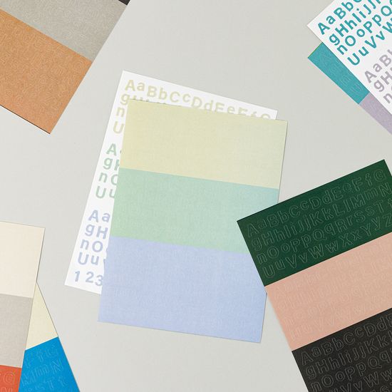 라이프앤피시스 빈티지 타이포 스티커 세트