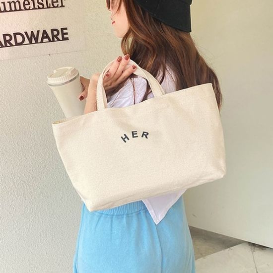 여성 레터링 미니 토트백 가방