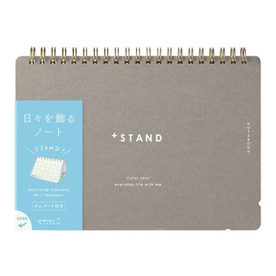 Notebook A5 +Stand Cross Dot Gridded