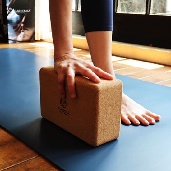 [핫트랙스비밀특가] 더 가네샤 코르크 요가 블럭