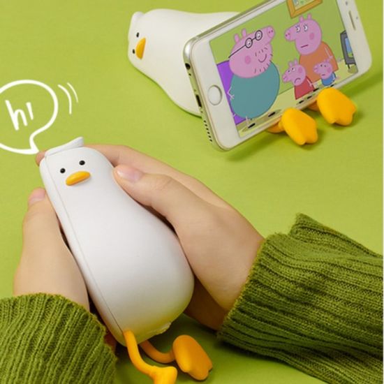 오리 충전식 전기 손난로 보조배터리 usb 핫팩 커플템