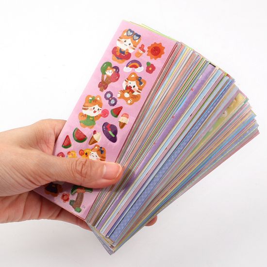 리코즈 랜덤 홀로그램 다꾸 스티커 세트 80매 