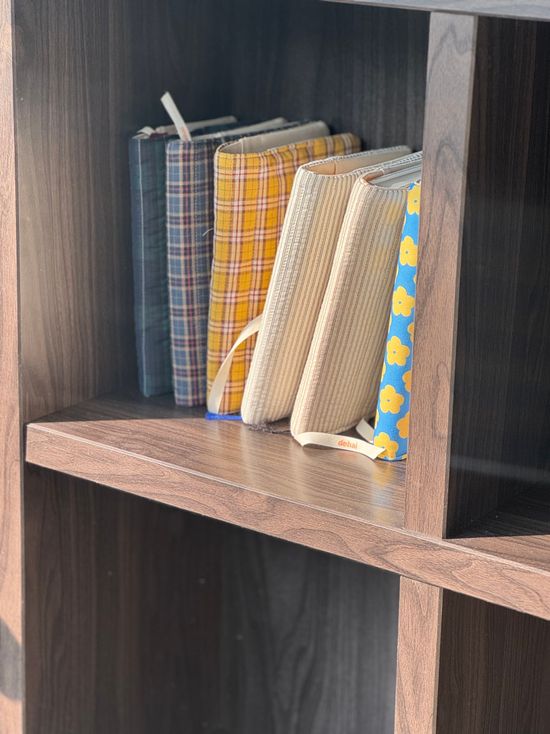 빈티지 체크 독서 다이어리커버 책커버 북커버