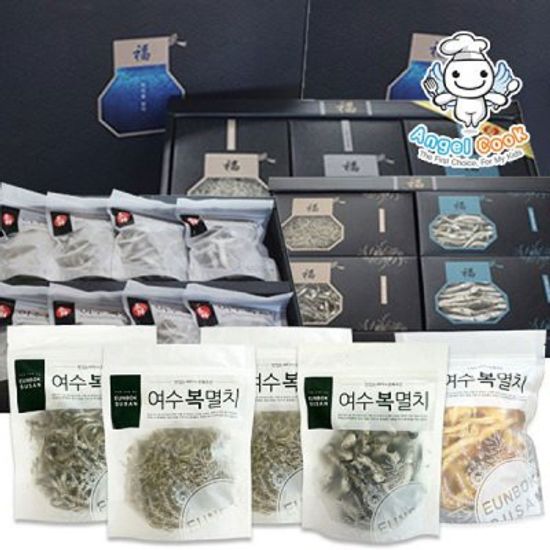 [엔젤쿡] 여수복멸치 국산 프리미엄 꽃새우 90g
