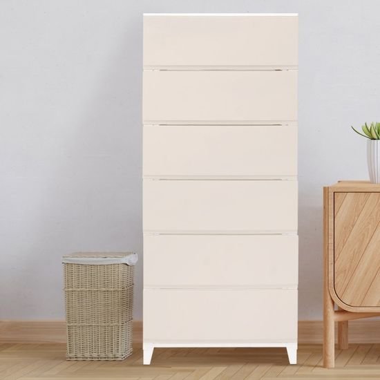 보노 심플리 550 플라스틱 서랍장 6단 와이드형