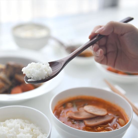 디유 옻칠 나무 수저세트_4인 숟가락 젓가락 세트