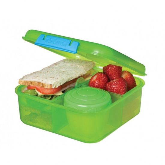 [시스테마] 벤토 큐브 런치박스 도시락통 1.25L (4col