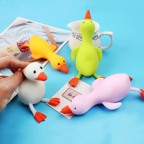 심쿵덕 오리 인형 클레이 말랑이 모찌 주물럭 스퀴시