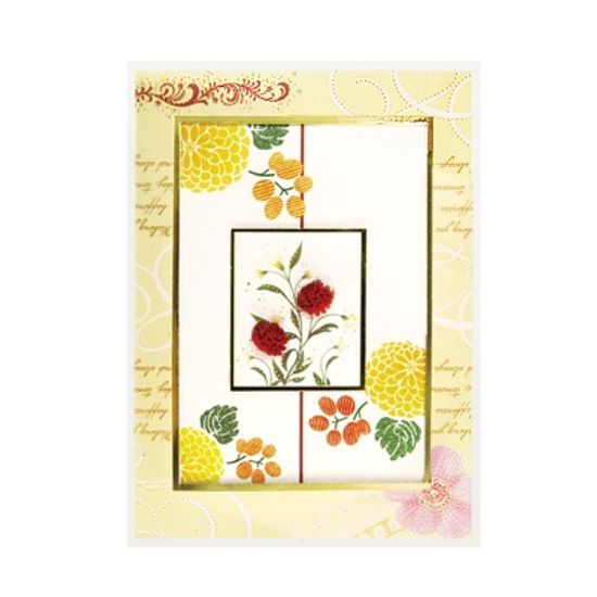 감사카드 꽃 연하장 아로하 FT210-1