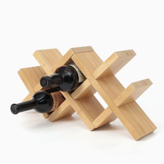 크로스 우드 와인랙 7구 DIY 와인거치대