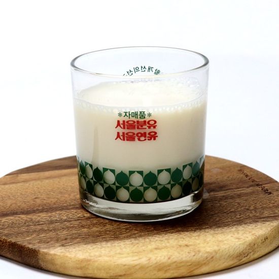 서울우유 레트로 유리컵 3p세트