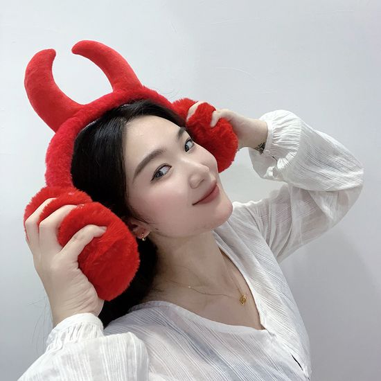 붉은 악마 귀마개 크리스마스귀마개 이어머프