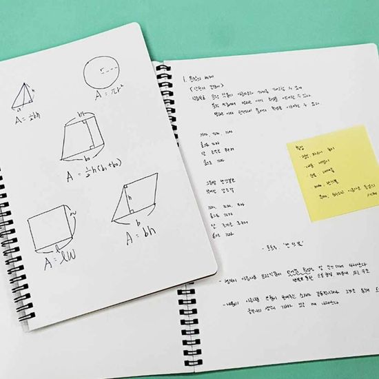 A4 연습장 스프링 무지노트 WF507CF