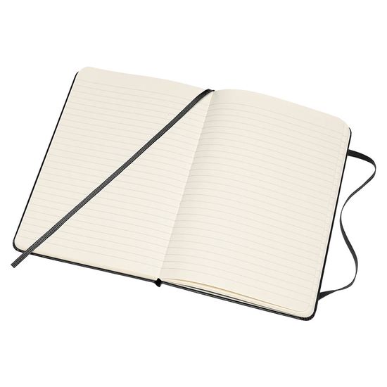 몰스킨 클래식 노트 하드커버 라지 A5형 블랙 블루