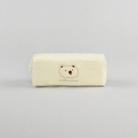 코듀로이 캐릭터 필통_아이보리