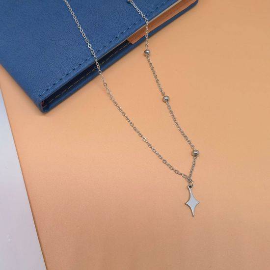 반짝 빛 빛나는 목걸이 써지컬 펜던트 여성 악세사리