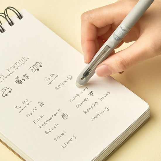 [모나미] 지워지는 볼펜 리쥼S 단색