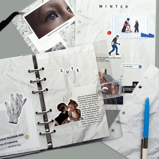 루카랩 A5 스크랩더모먼트 육공 리필 vol.2 텍스처