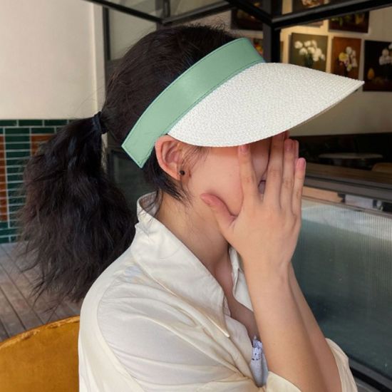 쿨니스 돌돌이 썬캡 시원한 햇빛가림 여름모자 민트