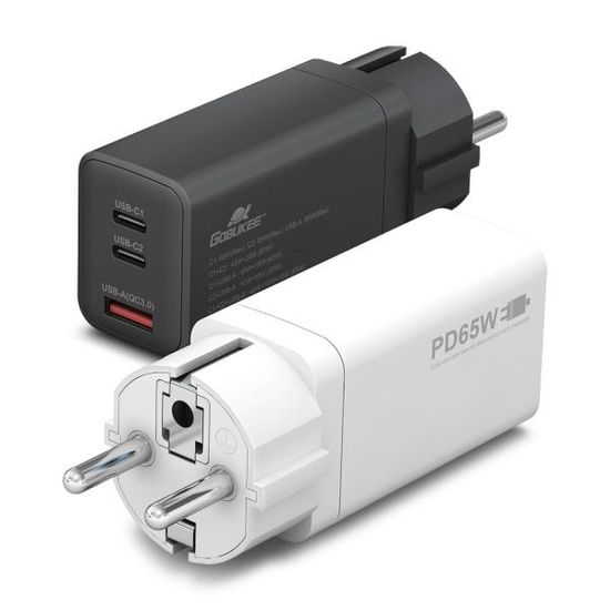고부기65W PD PPS 접지형 GaN USB 초고속 3포트충전기
