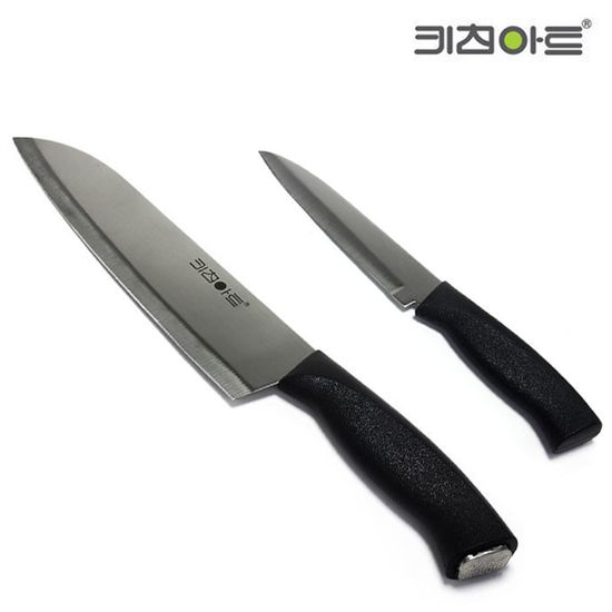 키친아트 칼 (과도+식도 대) 스텐 주방 요리 과일칼