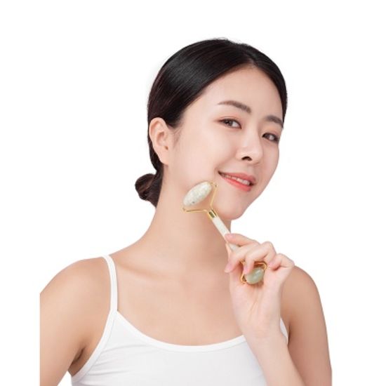 뷰티인어스 제이드롤러 얼굴 경락마사지 페이스롤러