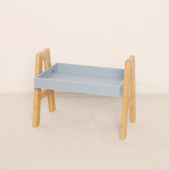 2단선반 A형 원목 다용도스탠드 소품정리대 다이 수납