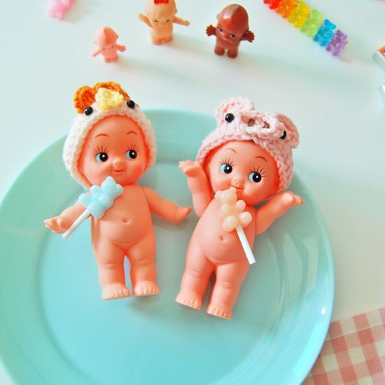 인형용 뜨개 니트 귀도리(9종)