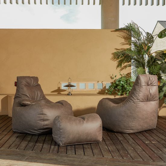 보니타 초대형 티아라 BF501 비건레더 빈백+풋스툴