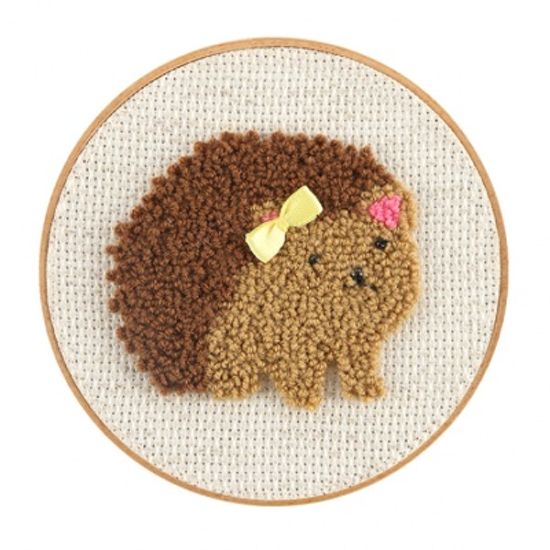 101도 펀치니들 DIY 뽀글이 고슴도치