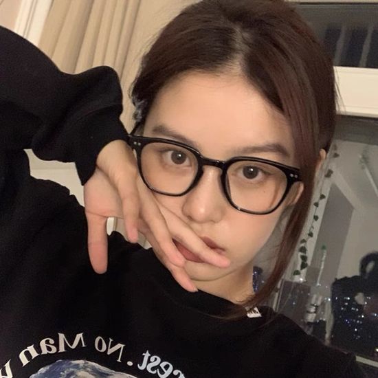 안경테 스퀘어 라운드 데일리 쌩얼 뿔테 gl-13 비비