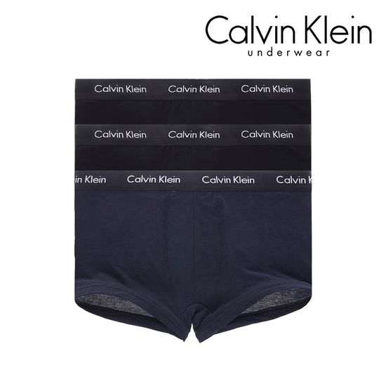 CK 언더웨어 프리미엄 드로즈 코튼 3팩 남성 속옷