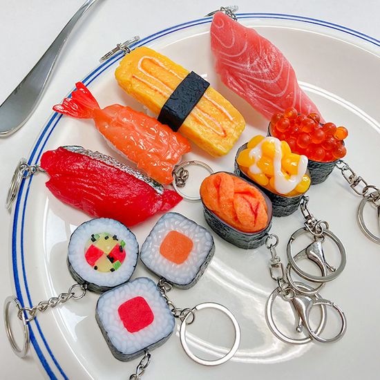 10종 초밥 음식 키링 미니어쳐 에어팟키링 선물