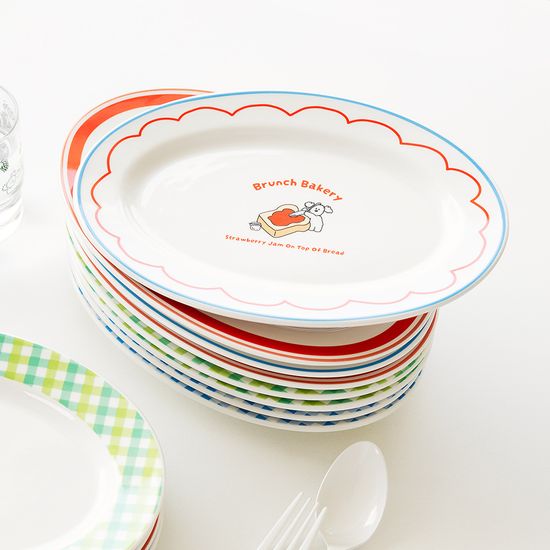 Brunch Brother 세라믹 오발 플레이트