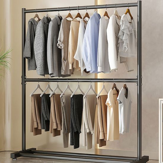 프리미엄 스탠드 행거 옷걸이 이동식 옷장 철제 헹거