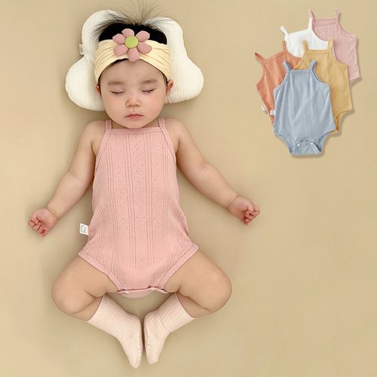 비타파스텔 민소매 끈나시 메쉬 바디슈트 205799