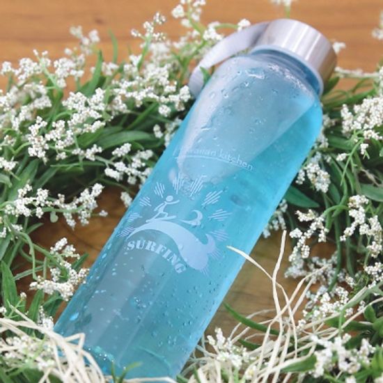 하와이안키친 롱 슬림 보틀 500ml (블루 서핑)