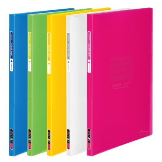 청운 A4 20매 Glossy 컬러칩 클리어화일 B182