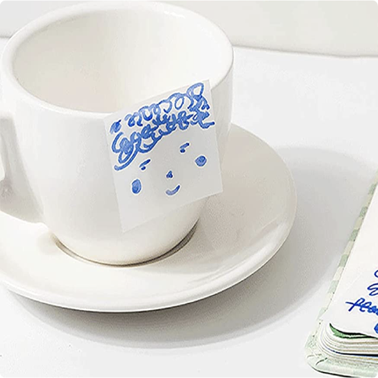 트레싱지 반투명 메모 스티커 2롤 600개 점착식 떡메