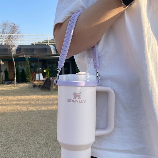 텀블러 스트랩 홀더 스탠리호환 텀꾸 실리콘 캐리어