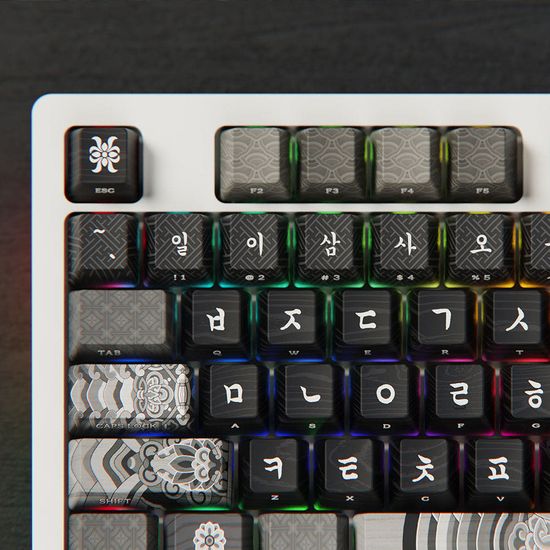 시이닷 모노 단청 유선 LED 기계식 키보드